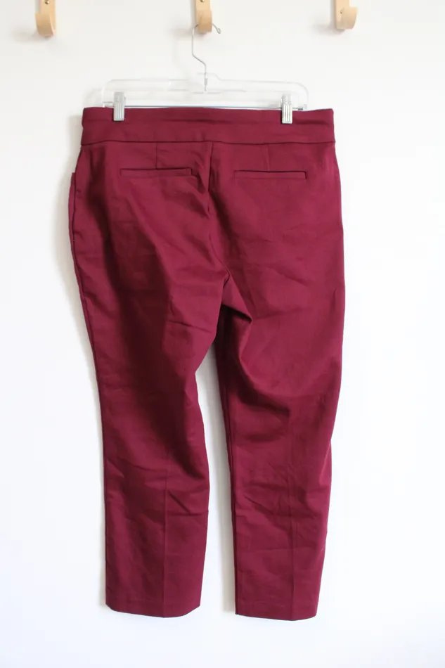 Croft Barrow Earrings Croft Barrow The Effortless Stretch Red Pants 12 Petite Short