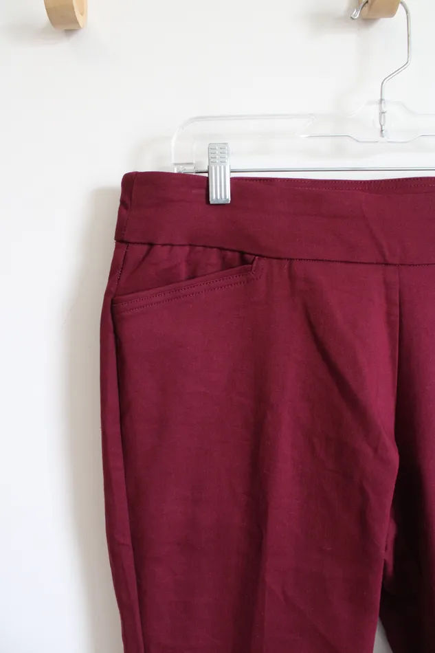 Croft Barrow Earrings Croft Barrow The Effortless Stretch Red Pants 12 Petite Short