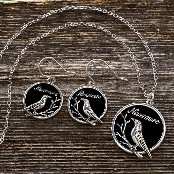 Earrings Nevermore Raven Branch Bundle Chadds Ford Jewelry