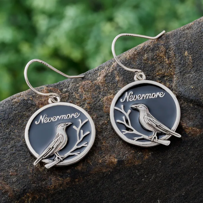 Earrings Nevermore Raven Branch Bundle Chadds Ford Jewelry
