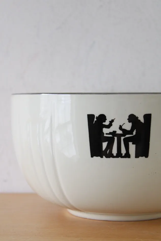 Hall Earrings Halls Superior Quality Kitchenware Tavern Silhouette Cream Ceramic Bowl 85