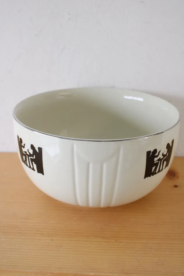 Hall Earrings Halls Superior Quality Kitchenware Tavern Silhouette Cream Ceramic Bowl 85