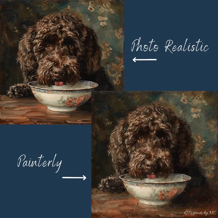 Necklaces Portraits by NC Labrador Portrait Dog with Ball Custom Painted Dog Portrait