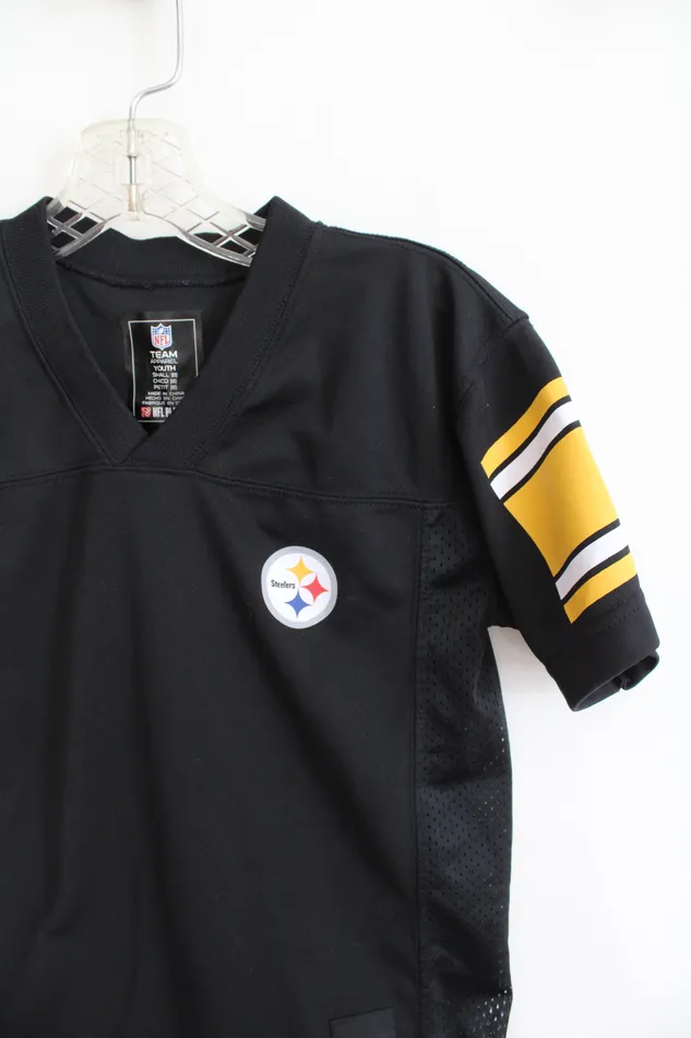 NFL Team Apparel Pittsburgh Steelers Shirt Youth SM 8 NFL Earrings