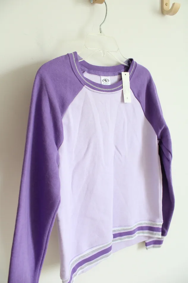 Rings Athletic Works NEW Athletic Works TwoToned Purple Sweatshirt Youth XL 1416