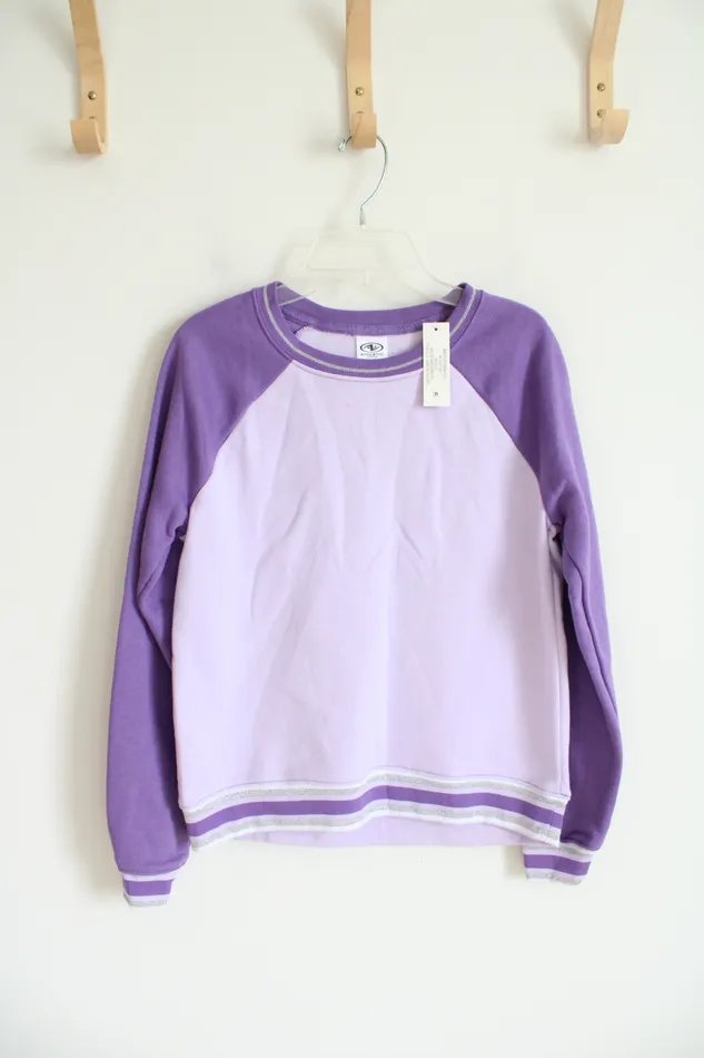Rings Athletic Works NEW Athletic Works TwoToned Purple Sweatshirt Youth XL 1416