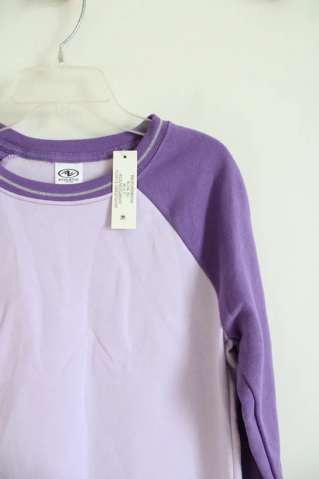 Rings Athletic Works NEW Athletic Works TwoToned Purple Sweatshirt Youth XL 1416