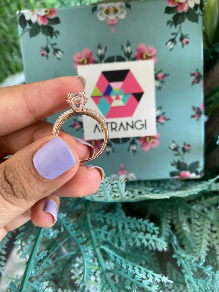attrangi1 Rings Elevated Diamond Ring