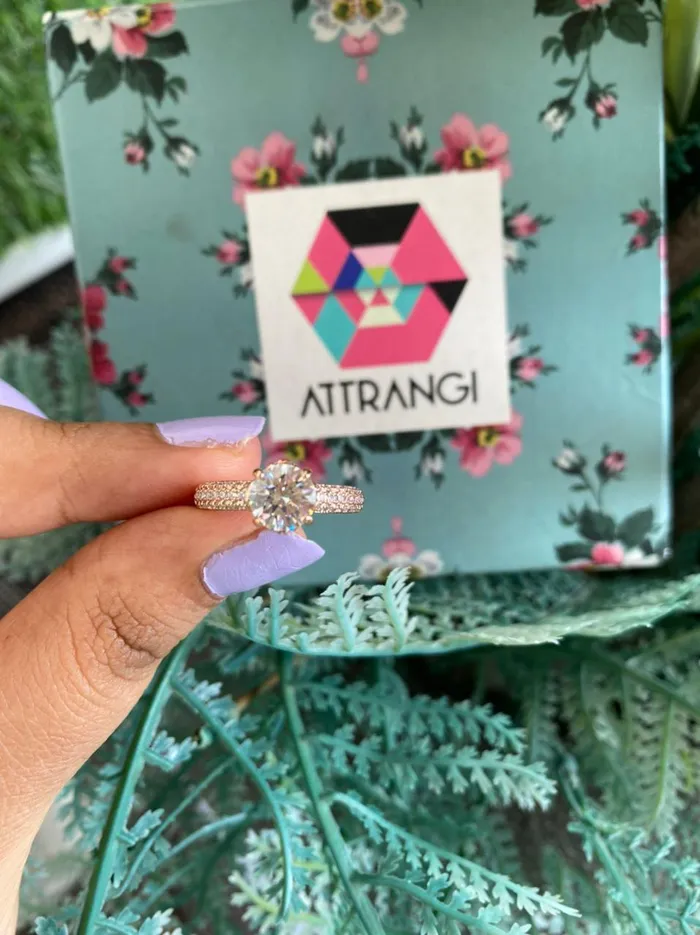 attrangi1 Rings Elevated Diamond Ring attrangi1 Rings Elevated Diamond Ring