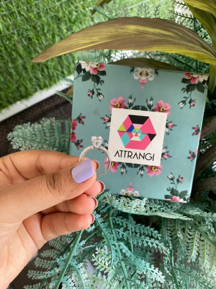attrangi1 Rings Elevated Diamond Ring attrangi1 Rings Elevated Diamond Ring