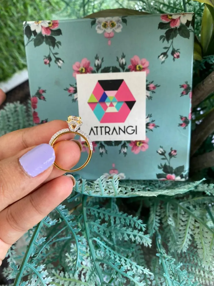 attrangi1 Rings Elevated Diamond Ring attrangi1 Rings Elevated Diamond Ring