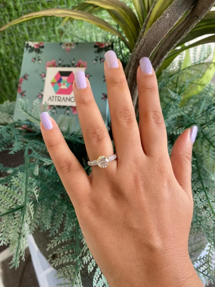 attrangi1 Rings Elevated Diamond Ring attrangi1 Rings Elevated Diamond Ring