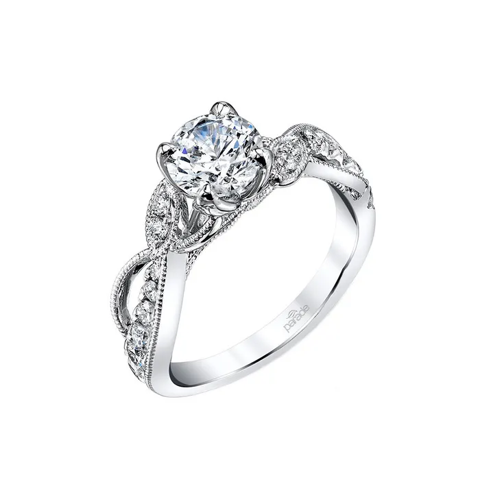 Earrings Parade 18K White Gold Diamond Lyria Collection SemiMounting