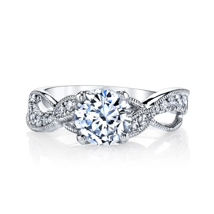 Earrings Parade 18K White Gold Diamond Lyria Collection SemiMounting Earrings Parade 18K White Gold Diamond Lyria Collection SemiMounting
