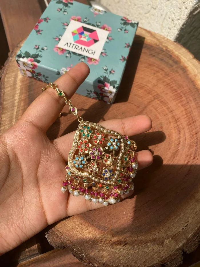 Earrings Salma Maangtika Attrangi Earrings Salma Maangtika Attrangi