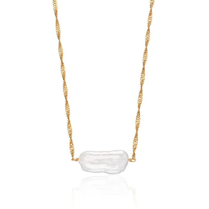 Pearl Twist Chain Necklace Scream Pretty Necklaces