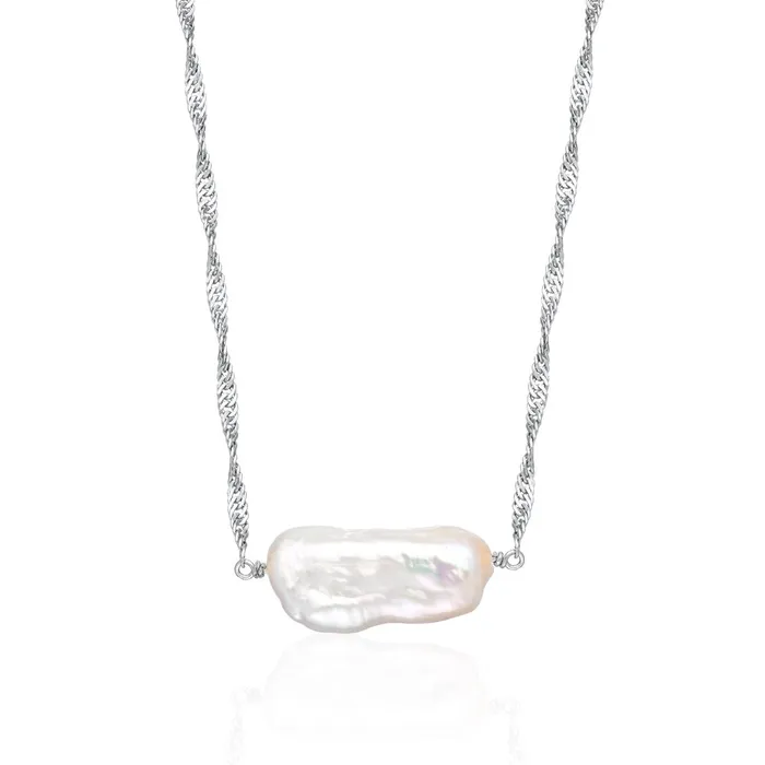 Pearl Twist Chain Necklace Scream Pretty Necklaces