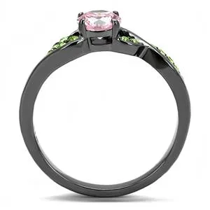 Rings CJE3132 Wholesale Womens Stainless Steel IP Light Black Rose AAA Grade CZ Fashion Ring Green Rings CJE3132 Wholesale Womens Stainless Steel IP Light Black Rose AAA Grade CZ Fashion Ring Green