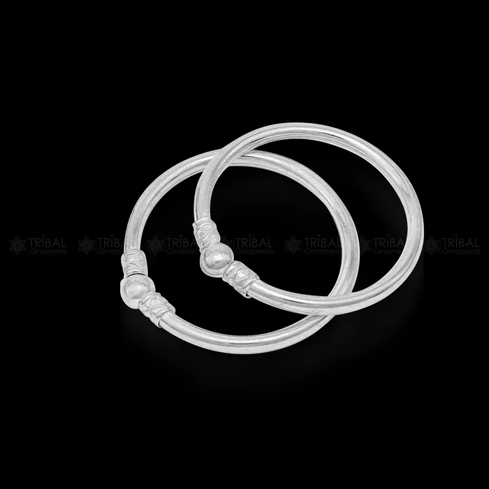 925 sterling silver handmade baby bangle bracelet kada unisex customized jewelry nsk848 TRIBAL ORNAMENTS Bracelets 925 sterling silver handmade baby bangle bracelet kada unisex customized jewelry nsk848 TRIBAL ORNAMENTS Bracelets