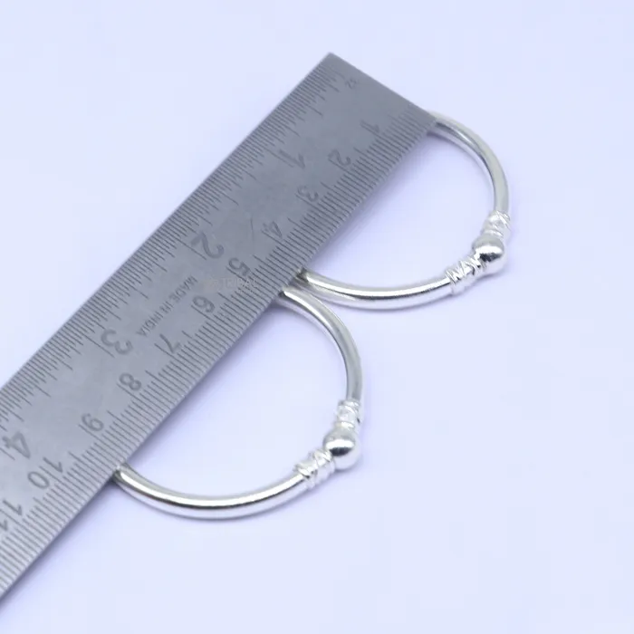 925 sterling silver handmade baby bangle bracelet kada unisex customized jewelry nsk848 TRIBAL ORNAMENTS Bracelets