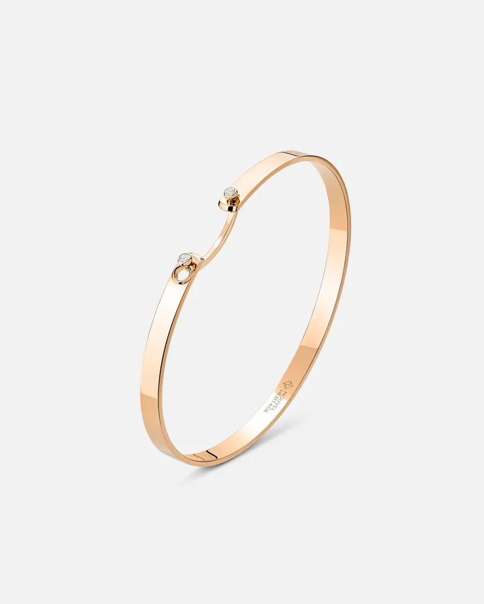 Bracelets Monday Morning Mood Bangle in Rose Gold Mood