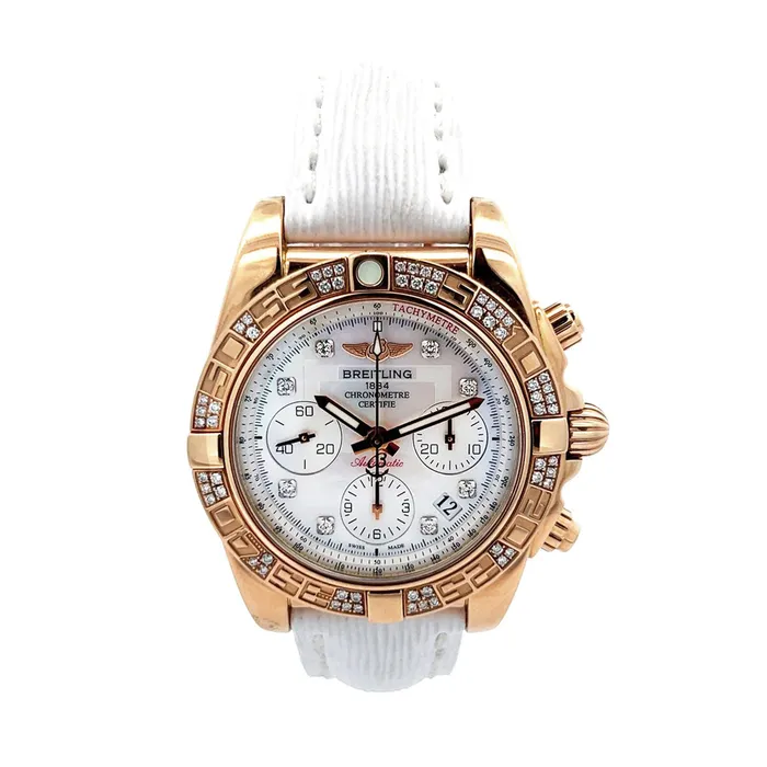 BREITLING Earrings PreOwned Breitling Chronomat Timepiece