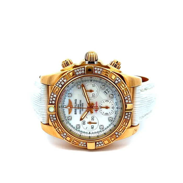 BREITLING Earrings PreOwned Breitling Chronomat Timepiece