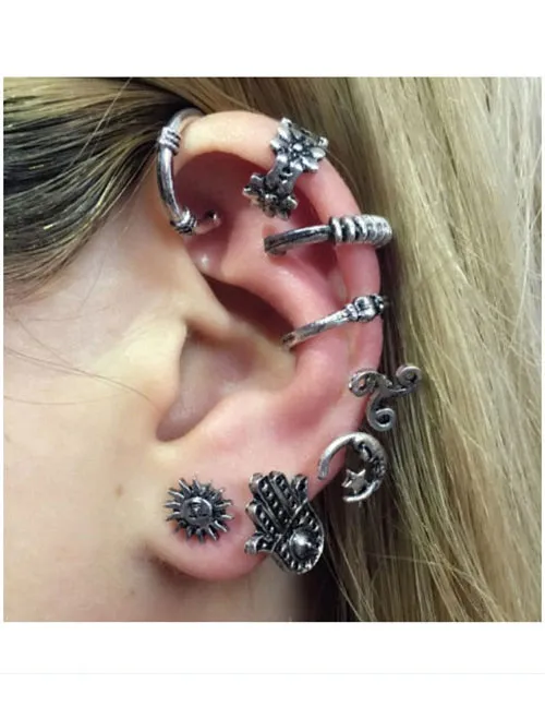 Earrings 02 E415 Earring Set 8 Piece