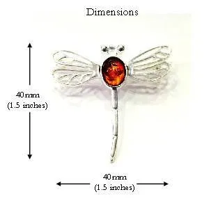 Earrings Outlander Inspired Dragonfly In Amber Brooch Hamilton Young