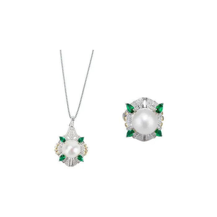 Earrings Pearly Lustre Elegant Freshwater Pearl Set WS00037