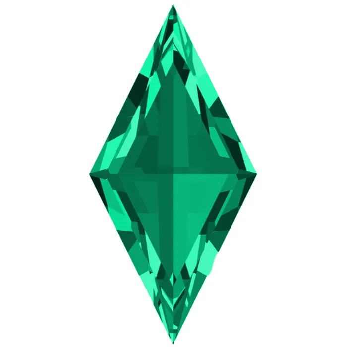 Fire Brilliance Earrings Lozenge FAB LabGrown Emerald Gems