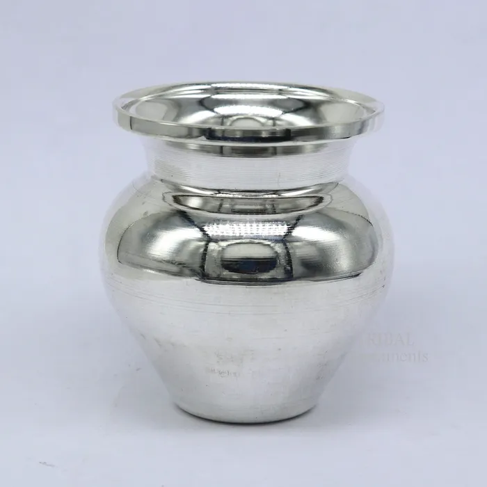 Pure 925 sterling silver handmade plain small Kalash or pot unique special silver puja article water or milk kalash pot india su1020 TRIBAL ORNAMENTS Rings Pure 925 sterling silver handmade plain small Kalash or pot unique special silver puja article water or milk kalash pot india su1020 TRIBAL ORNAMENTS Rings