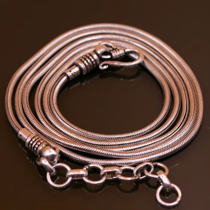 Rings 925 Sterling silver adjustable 32 to 34 inches handmade snake chain vintage antique design belly chain long belly chain for belly dance ch50 TRIBAL ORNAMENTS Rings 925 Sterling silver adjustable 32 to 34 inches handmade snake chain vintage antique design belly chain long belly chain for belly dance ch50 TRIBAL ORNAMENTS