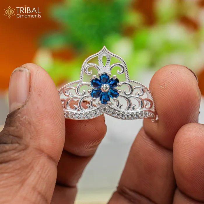 TRIBAL ORNAMENTS 925 sterling silver handmade lord baby Krishna Mukut amazing Laddu Gopala crawling Krishna crown head jewelry sm41 Rings TRIBAL ORNAMENTS 925 sterling silver handmade lord baby Krishna Mukut amazing Laddu Gopala crawling Krishna crown head jewelry sm41 Rings