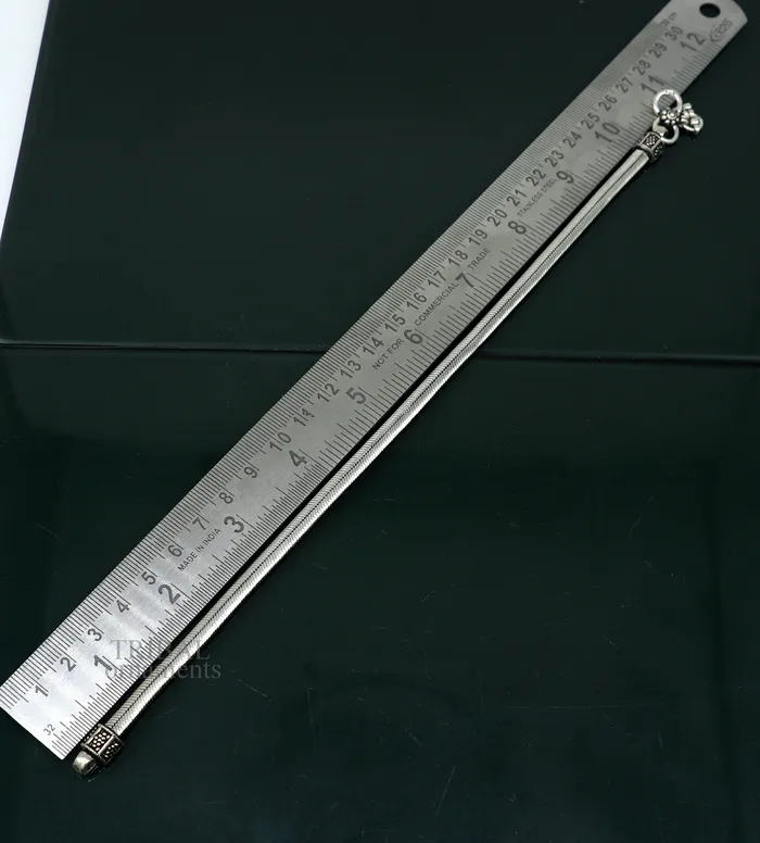 TRIBAL ORNAMENTS Bracelets 925 sterling silver snake chain ankle bracelet excellent customized trendy stylish anklets foot bracelet belly dance jewelry nank426
