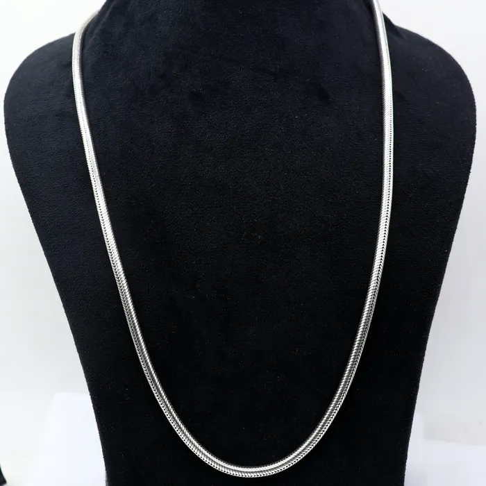 TRIBAL ORNAMENTS Necklaces 42 mm 20 to 30 long chain 925 sterling silver handmade snake chain pendant chain necklace chain silver trendy chain ch599 TRIBAL ORNAMENTS Necklaces 42 mm 20 to 30 long chain 925 sterling silver handmade snake chain pendant chain necklace chain silver trendy chain ch599
