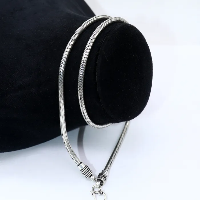 TRIBAL ORNAMENTS Necklaces 42 mm 20 to 30 long chain 925 sterling silver handmade snake chain pendant chain necklace chain silver trendy chain ch599 TRIBAL ORNAMENTS Necklaces 42 mm 20 to 30 long chain 925 sterling silver handmade snake chain pendant chain necklace chain silver trendy chain ch599