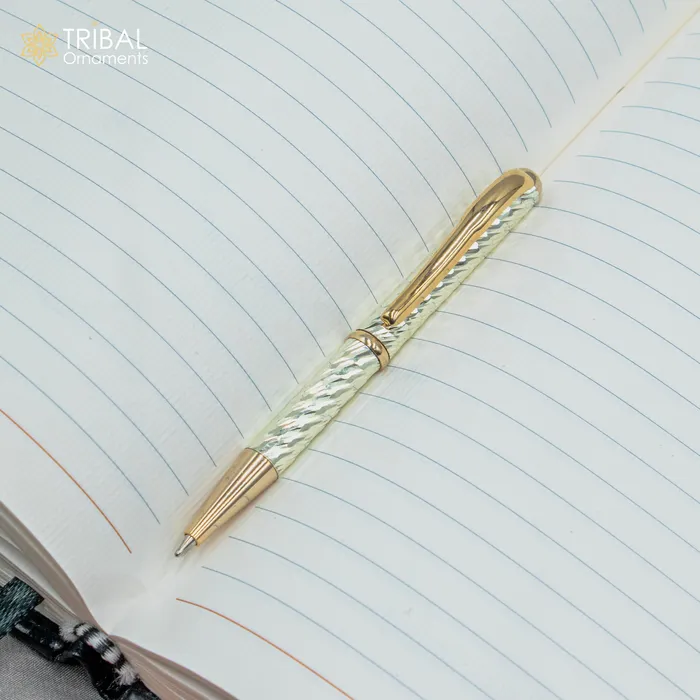 TRIBAL ORNAMENTS Rings 925 Sterling silver handmade unique luxury writing ball pen best silver gifting article from india art804 TRIBAL ORNAMENTS Rings 925 Sterling silver handmade unique luxury writing ball pen best silver gifting article from india art804