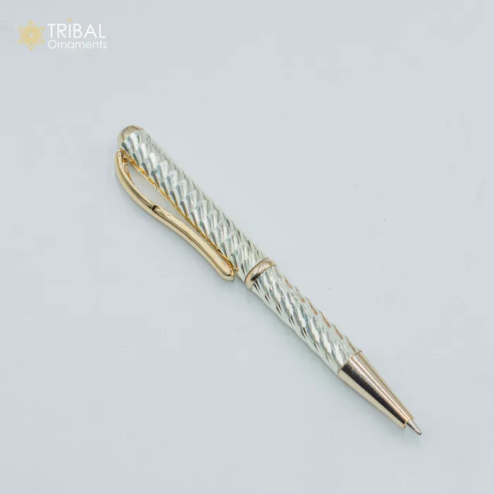 TRIBAL ORNAMENTS Rings 925 Sterling silver handmade unique luxury writing ball pen best silver gifting article from india art804 TRIBAL ORNAMENTS Rings 925 Sterling silver handmade unique luxury writing ball pen best silver gifting article from india art804