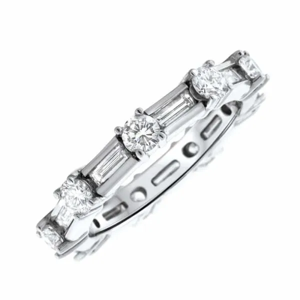 14kt White Gold Diamond Eternity Band 225ct B4561660 Diamond Source NYC Rings