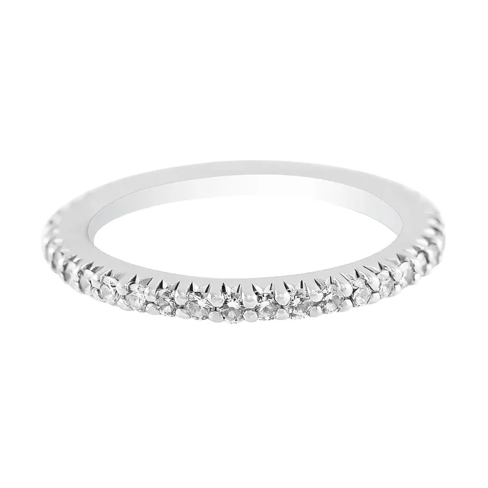 18k White Gold Bella Vita Single Row Diamond Ring Ritani Rings