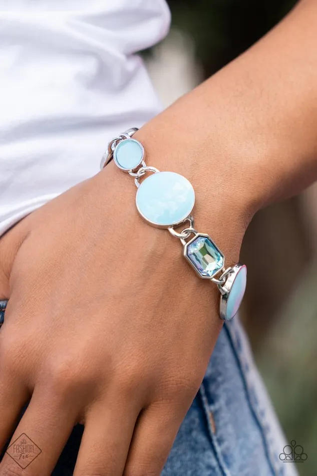 Bracelets Paparazzi Bracelet Dreamscape Dazzle Blue Paparazzi Jewelry