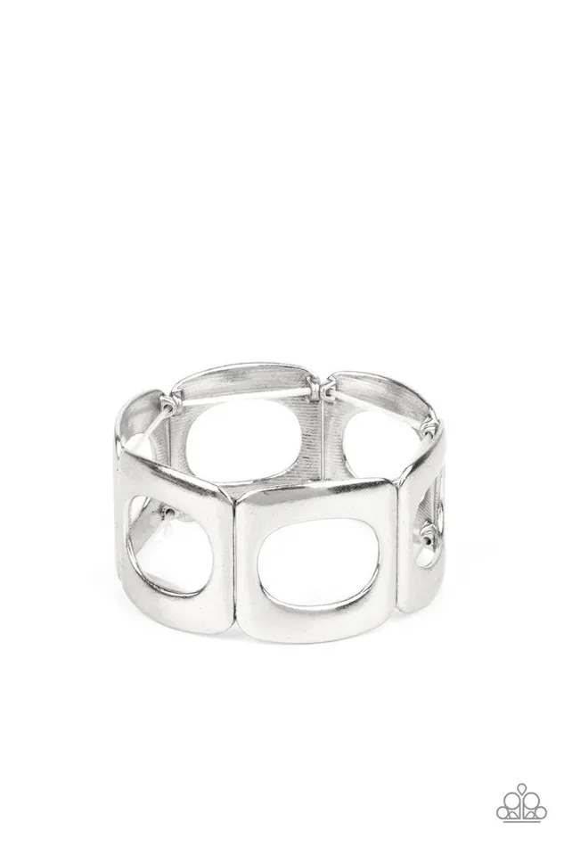 Bracelets Paparazzi Bracelet In OVAL Your Head Silver Paparazzi Jewelry Bracelets Paparazzi Bracelet In OVAL Your Head Silver Paparazzi Jewelry