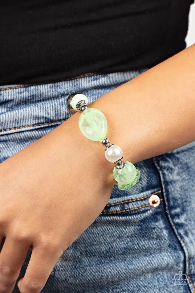 Bracelets Paparazzi Bracelet Resort Ritz Green Paparazzi Jewelry
