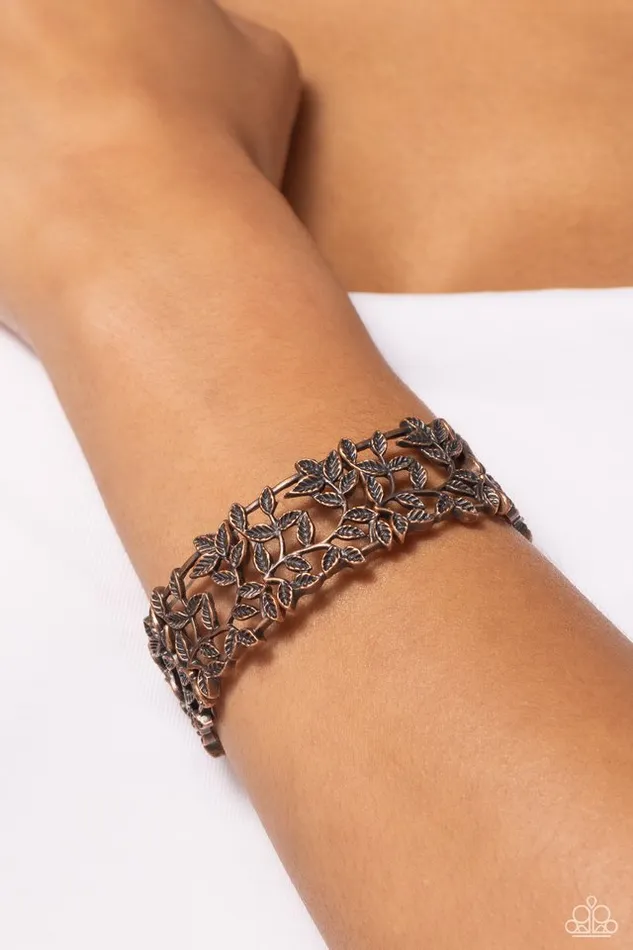 Bracelets Paparazzi Bracelet Whose VINE Is It Anyway Copper Paparazzi Jewelry