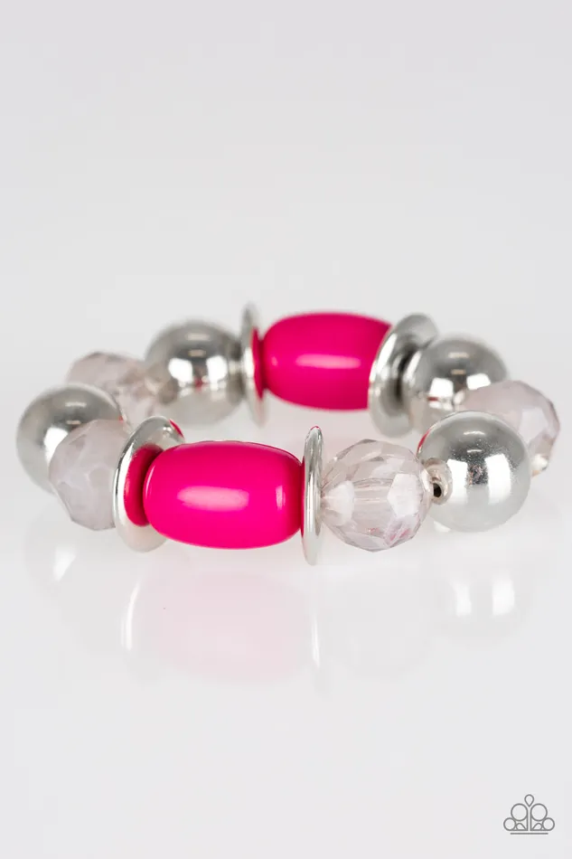 Bracelets Paparazzi Jewelry Paparazzi Bracelet BAY After BAY Pink