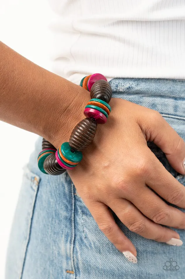 Bracelets Paparazzi Jewelry Paparazzi Bracelet Caribbean Castaway Multi