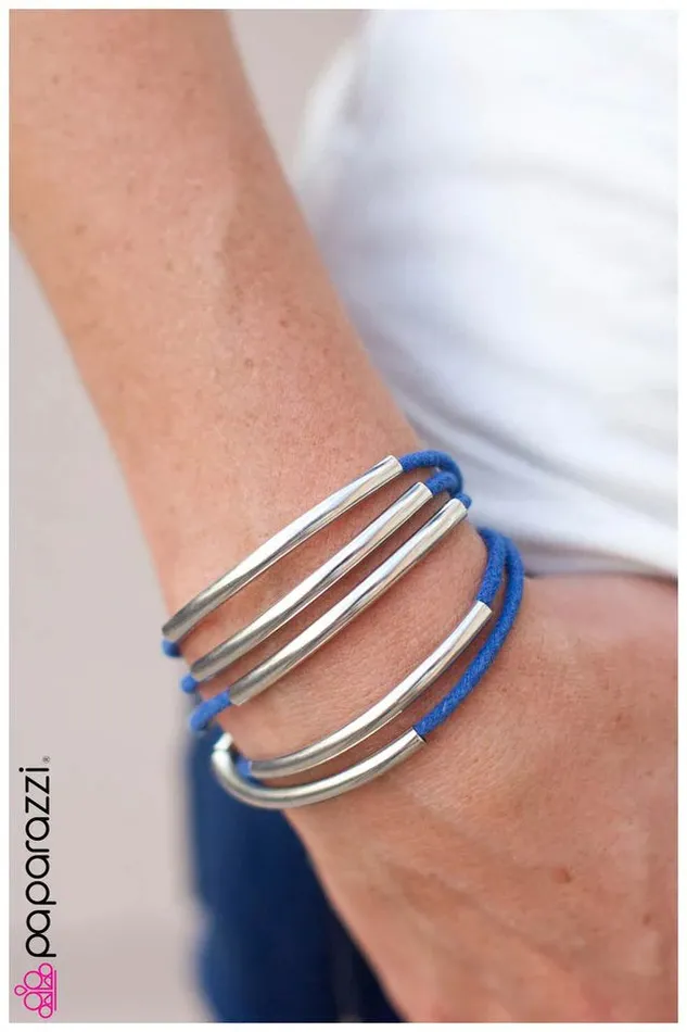 Bracelets Paparazzi Jewelry Paparazzi Bracelet Cording a Royal Blue