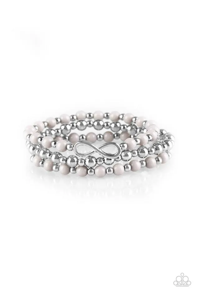 Bracelets Paparazzi Jewelry Paparazzi Bracelet Immeasurably Infinite Silver
