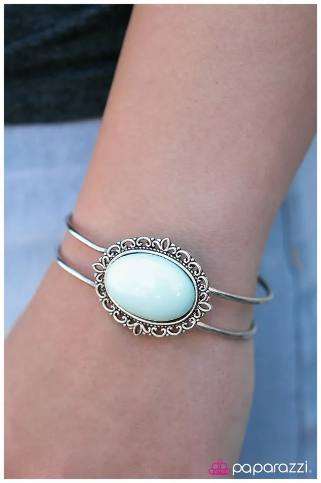 Bracelets Paparazzi Jewelry Paparazzi Bracelet Majestic View Blue